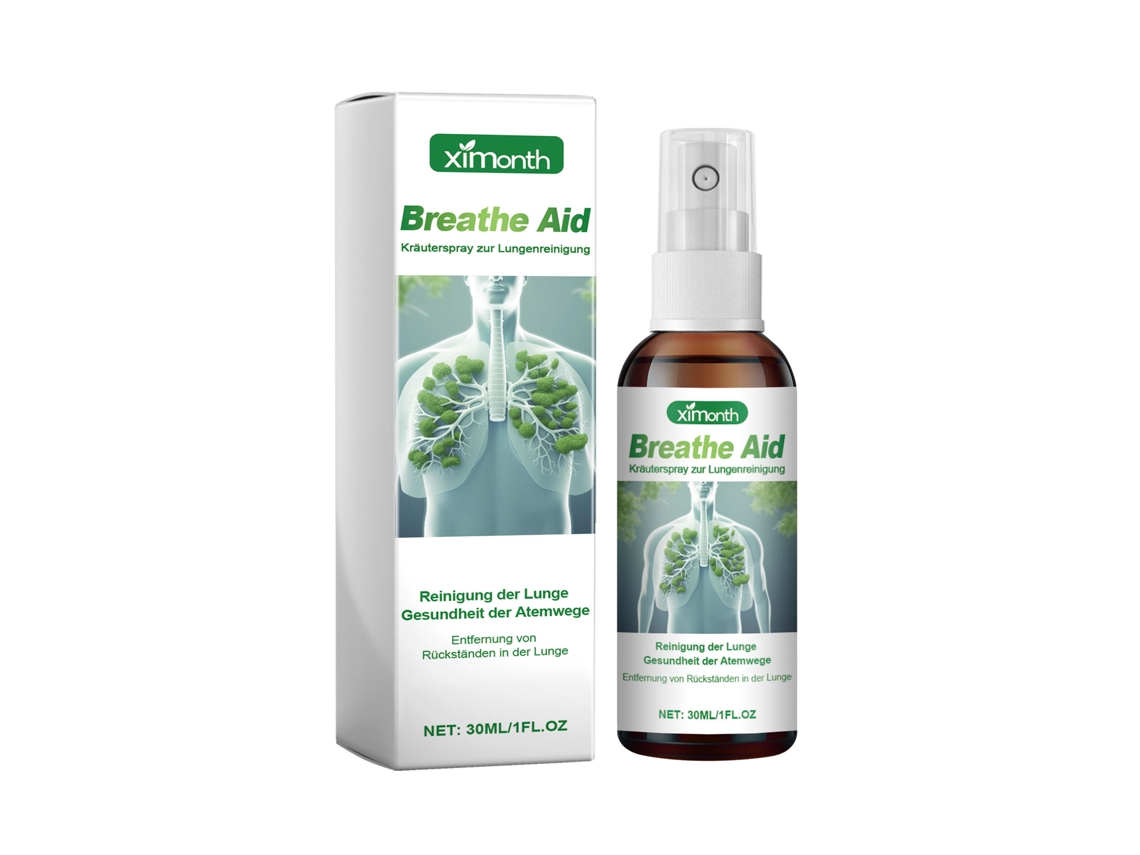 Espray respiratorio calmante con hierbas naturales