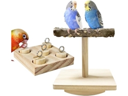 Juego De Juguetes Para El Entrenamiento De Loros (2 Piezas): Divertido Para Aves De Pico Corto, Apto Para Niños, Educativo Y Duradero.