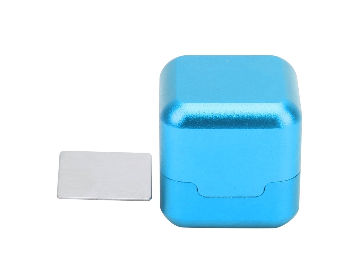 Junli-estuche De Aleación De Aluminio Para Tizas De Taco De Billar, Accesorio Para Mesa De Billar, Color Azul