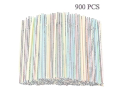 900 pajitas de plástico para fiestas, bares, licorerías y el hogar Rosewell
