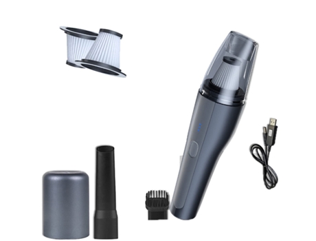 Aspirador inalámbrico portátil para coche, hogar y oficina, limpieza en seco y húmedo, 60W, alta potencia, 6000Pa, fuerte adsorción de