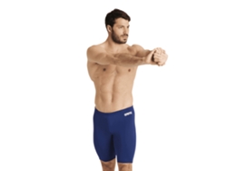 ARENA Bañador de Natación Team para Hombres Azul Marino Sólido