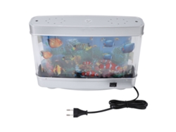 Lámpara Decorativa Para Acuario Con Imágenes Dinámicas De Peces, Luz Nocturna Sensorial, Enchufe Europeo De 220 V.