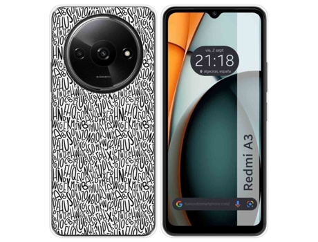 Funda para Xiaomi Redmi A3 TUMUNDOSMARTPHONE Silicona Multicolor
