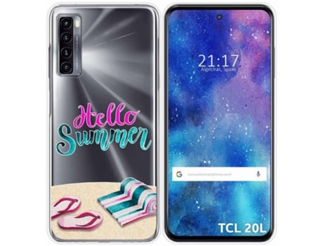 Carcasa TCL 20L / 20L+ TUMUNDOSMARTPHONE Dibujos Transparente Multicolor