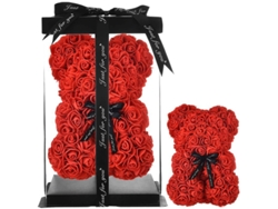 Oso De Peluche Rosa Linjou Regalo Para Mamá Regalos Para El Día De La Madre Para Mujeres Oso De Peluche Rosa Con Caja (rojo)