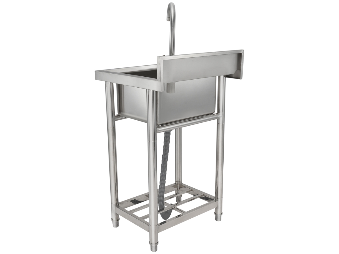 Fregadero comercial Succebuy para servicios públicos, preparación 550x500x950 mm