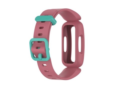 Correa Smartwatch para Fitbit Inspire 2 Silicona (Rojo Sandía + Verde)
