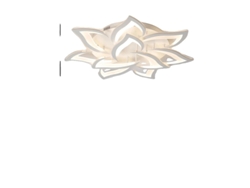 Lámpara de araña LED de diseño moderno, ideal para salón, 18 luces blancas, 10 luces blancas, aplicación con control remoto ajustable, OEM