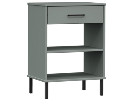 Armario Consola VIDAXL Gris Madera (50x35x70 )