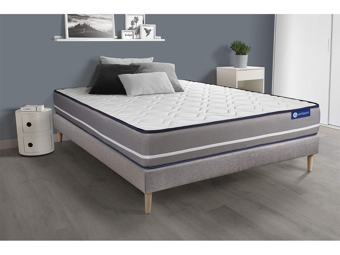 Canapé de Matrimonio Actiflex Pur Zonas ACTISOM Gris (140x190)