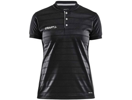 Camiseta de Mujer para Fútbol CRAFT Control Button Negro (S)