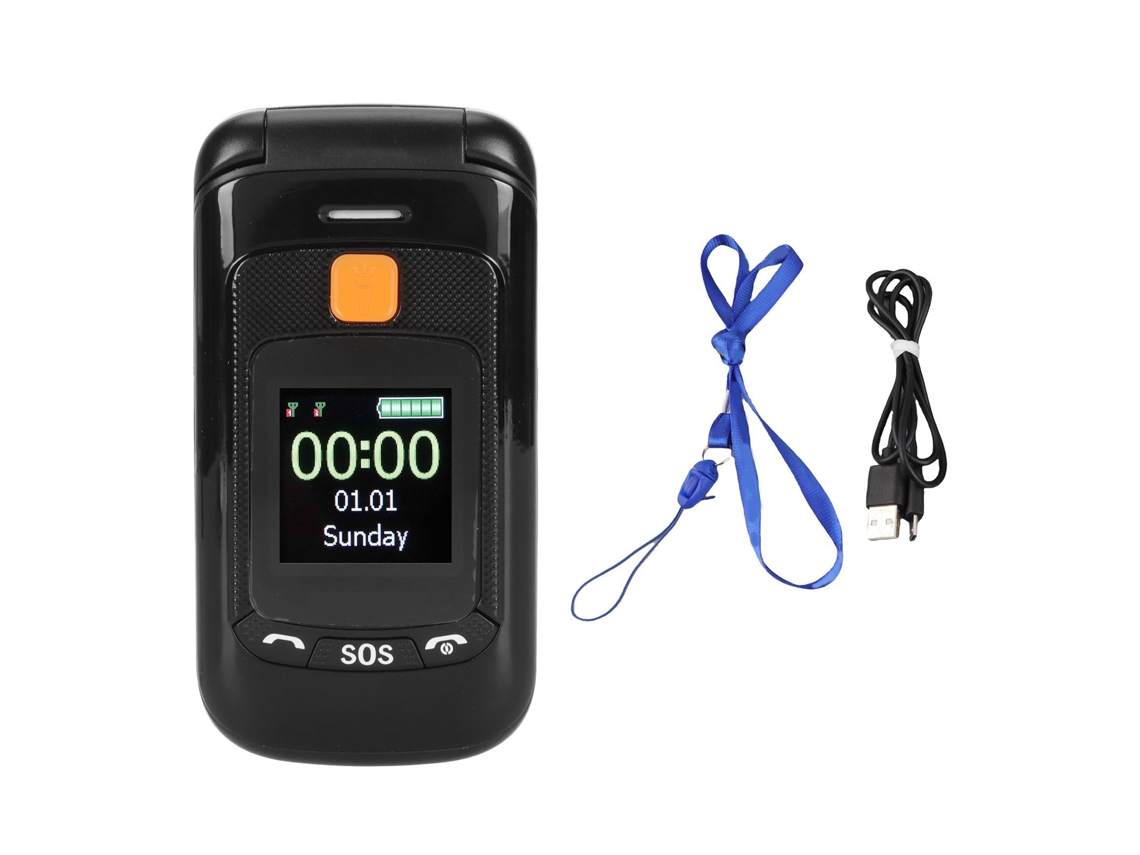 Teléfono Plegable F899 Para Personas Mayores Con Batería De 2800 Mah, Doble Sim Y Funciones Básicas.