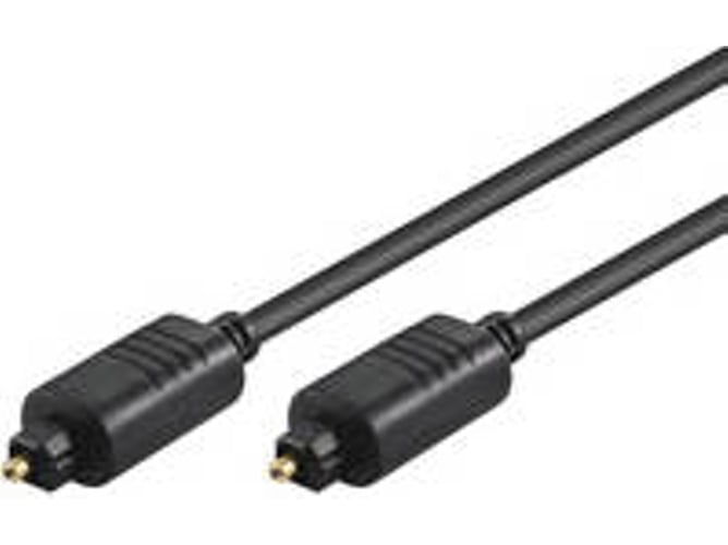 Cable Fibra Óptica GOOBAY (3 m - Negro)