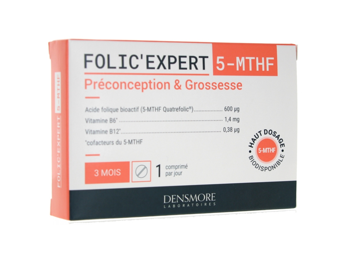 Folic'Expert 5-Mthf Preconcepción Y Embarazo 90 Comprimidos DENSMORE