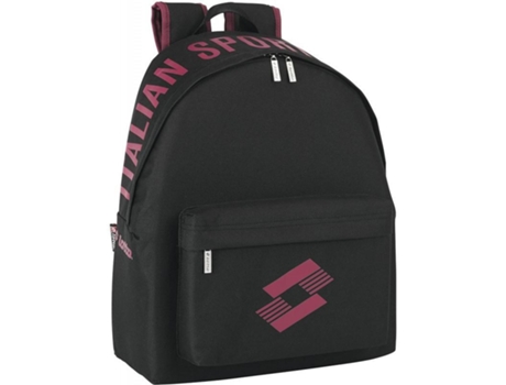 Lotto Mochila Color Negro Safta 641408774
