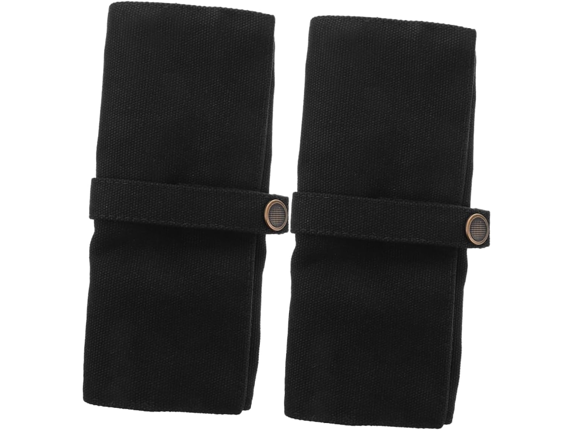 Estuche Almacenamiento Correas Reloj 2 Piezas 5 Relojes Negra Organizador Viaje Lavable Ahorra Espacio Delgado