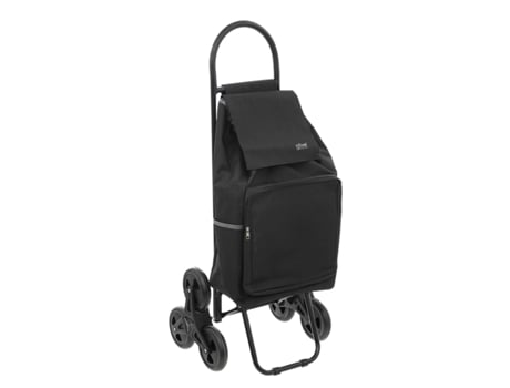 5five - carro de la compra de 6 ruedas nomade metal negro