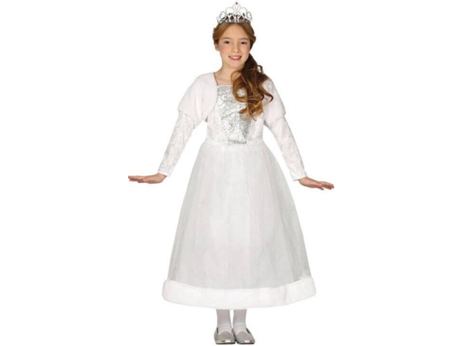 Disfraz de Niña DISFRAZZES Princesa De Baile Blanca (Talla: 5 a 6 años)