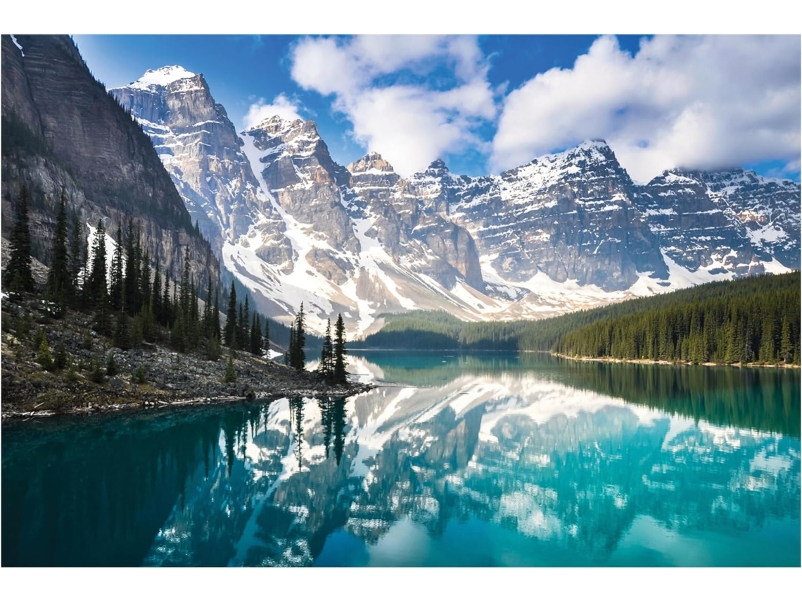 (52x38cm-520 Piezas) Puzzle De Madera Para Adultos Con Temática De Paisaje Del Lago Moran.