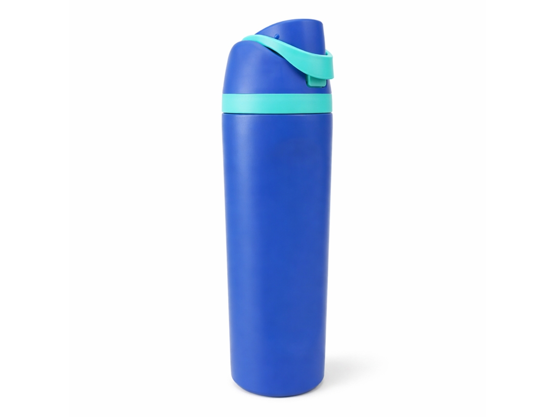 Botella térmica deportiva BK 668-18, azul oscuro + verde aguamarina