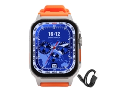 Reloj inteligente Omni-Smart Fitness con pantalla táctica naranja de 2,01 pulgadas