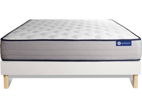 Conjunto de Somier Blanco + Colchón ACTISOM Actimemo Form (150x200 cm - Espuma Viscoelástica)