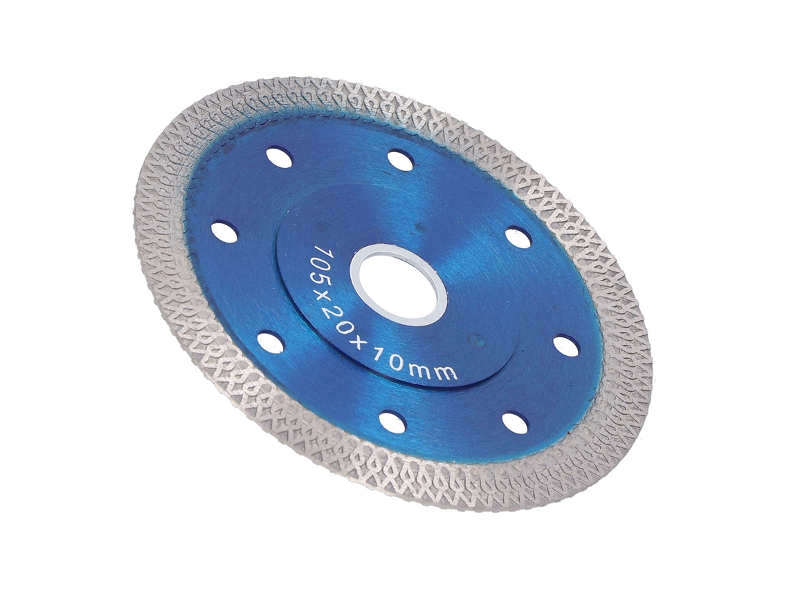 Hoja De Sierra De Onda De Red De Diamante De 105 Mm Para Cortar Piedra, 4000 Rpm