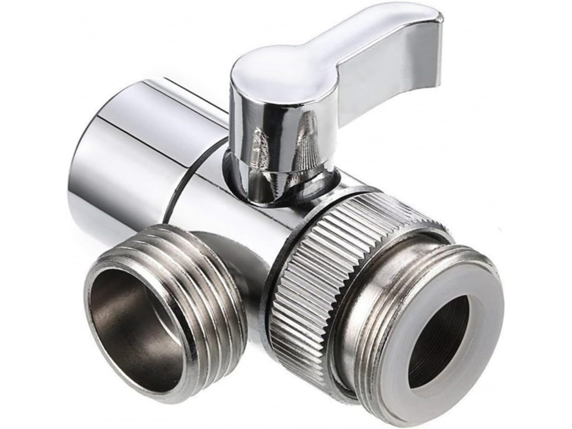 Válvula Desviadora Para Brazo De 1 Salida, Conector De 3 Vías Con Adaptador Manual.