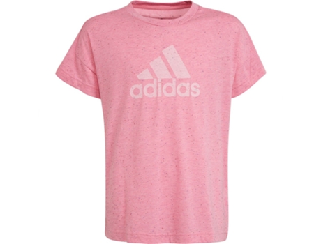 Camiseta Unisex para Deporte ADIDAS SPORTSWEAR Future Icons Loose Badge Of Algodón Rosa (13/14 Años)