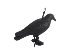 Estatua Falsa De Cuervo De Plástico Negro, Repelente De Pájaros Para Jardín Y Patio Exterior.