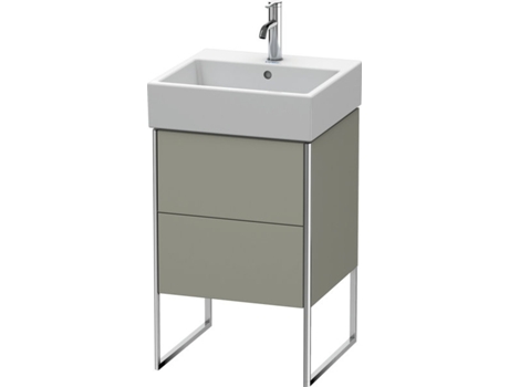 DURAVIT XSquare Vanity unit vertical 48.4x 46.0 cm, 2 cajones, para lavabo Vero Air 235050