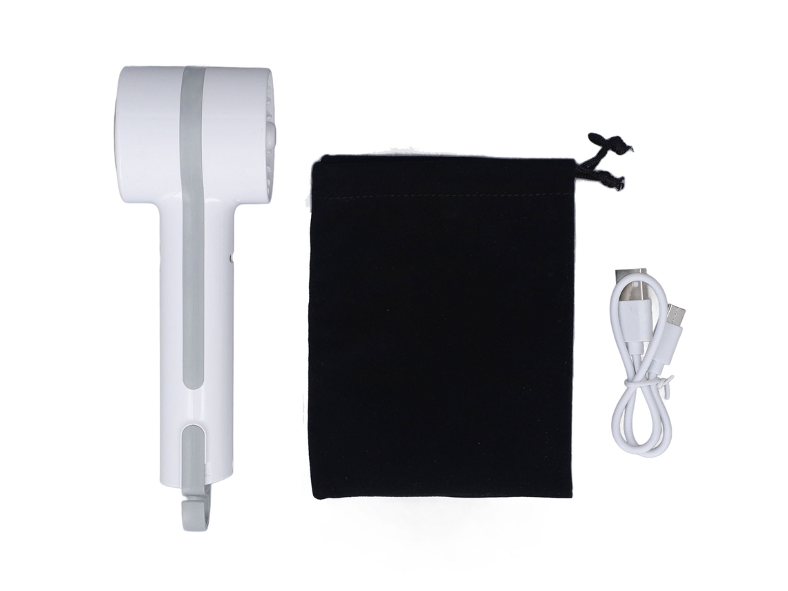Ventilador Portátil Com Resfriamento Por Semicondutor Usb Recarregável Com Função De Compressão Fria Branco