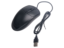 YIZHOOD E100 Ratón para Juegos con Cable USB Rueda de Desplazamiento de Rejilla de 1000 DPI para Computadora Portátil de Escritorio Accesorio para Juegos Negro