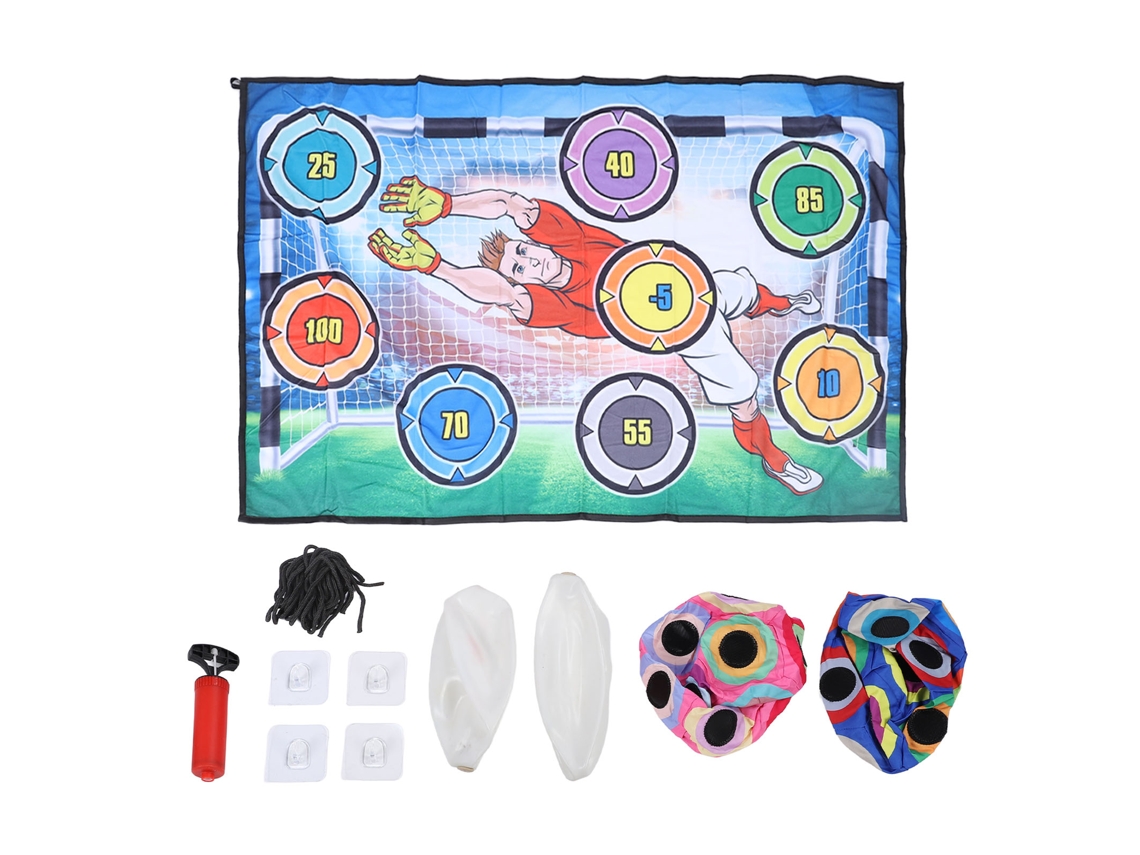Juego De Fútbol 2 En 1 Con 2 Balones, Ideal Para Desarrollar La Coordinación Mano-ojo, Para Interiores Y Exteriores.