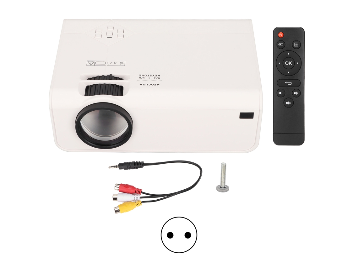 Proyector portátil con altavoz Hi-Fi y conexión Wi-Fi