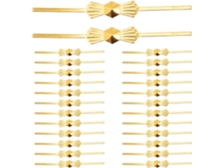 200 Clavijas Metálicas Doradas Para Lámparas De Araña, Conectores Resistentes Para Asegurar Cristales, Clips Duraderos.
