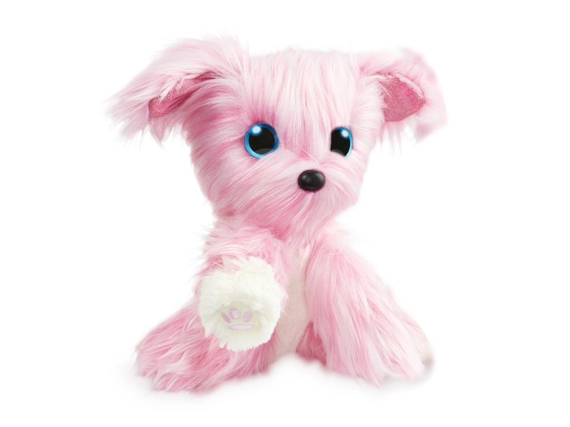 Bj-brinquedo De Pelúcia De Banho E Toalha Com Mascote Surpresa Cachorro Rosa Para Crianças Meninos E Meninas Adotar E Brincar De Fazer Banho