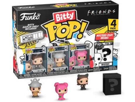 Figura FUNKO Bitty Pop! Friends - Monica As Catwoman (4 Peças)