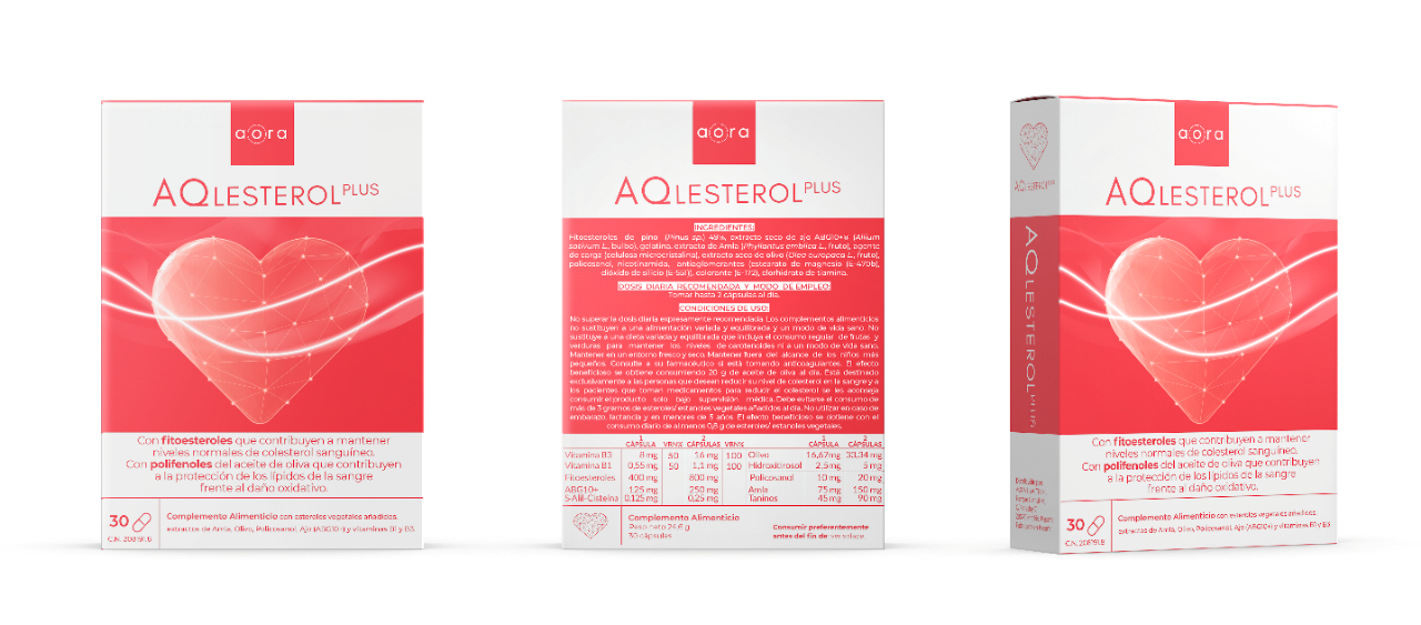 Suplemento Alimentar AORA HEALTH Aquolesterol (30 Cápsulas)