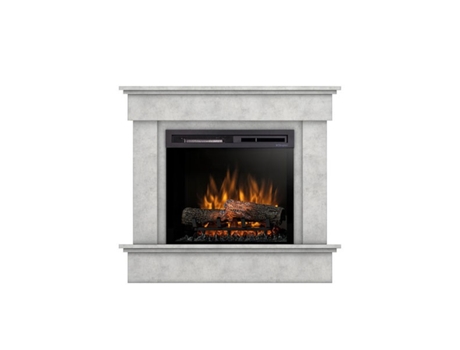 Chimenea LED eléctrica independiente TORMES 23' 100.5 x 89 x 33.5 Cemento OUTINFIRE