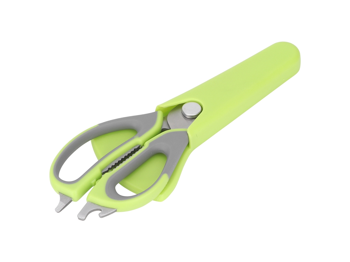 Tijeras de cocina multifuncionales de acero inoxidable para cortar barbacoas.