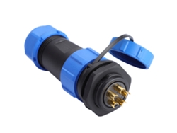 Conector De Plástico Impermeable Ip68 Sp21 De 5 Pines Para Aviones, Ideal Para Bombillas Y Linternas.