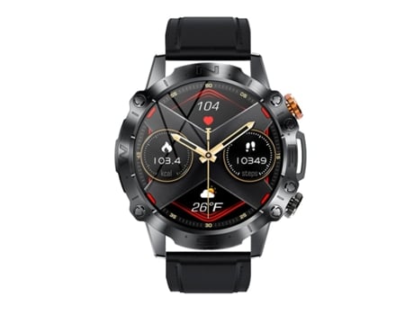 Smartwatch K59 pantalla talk music time 1.43 multideporte negro