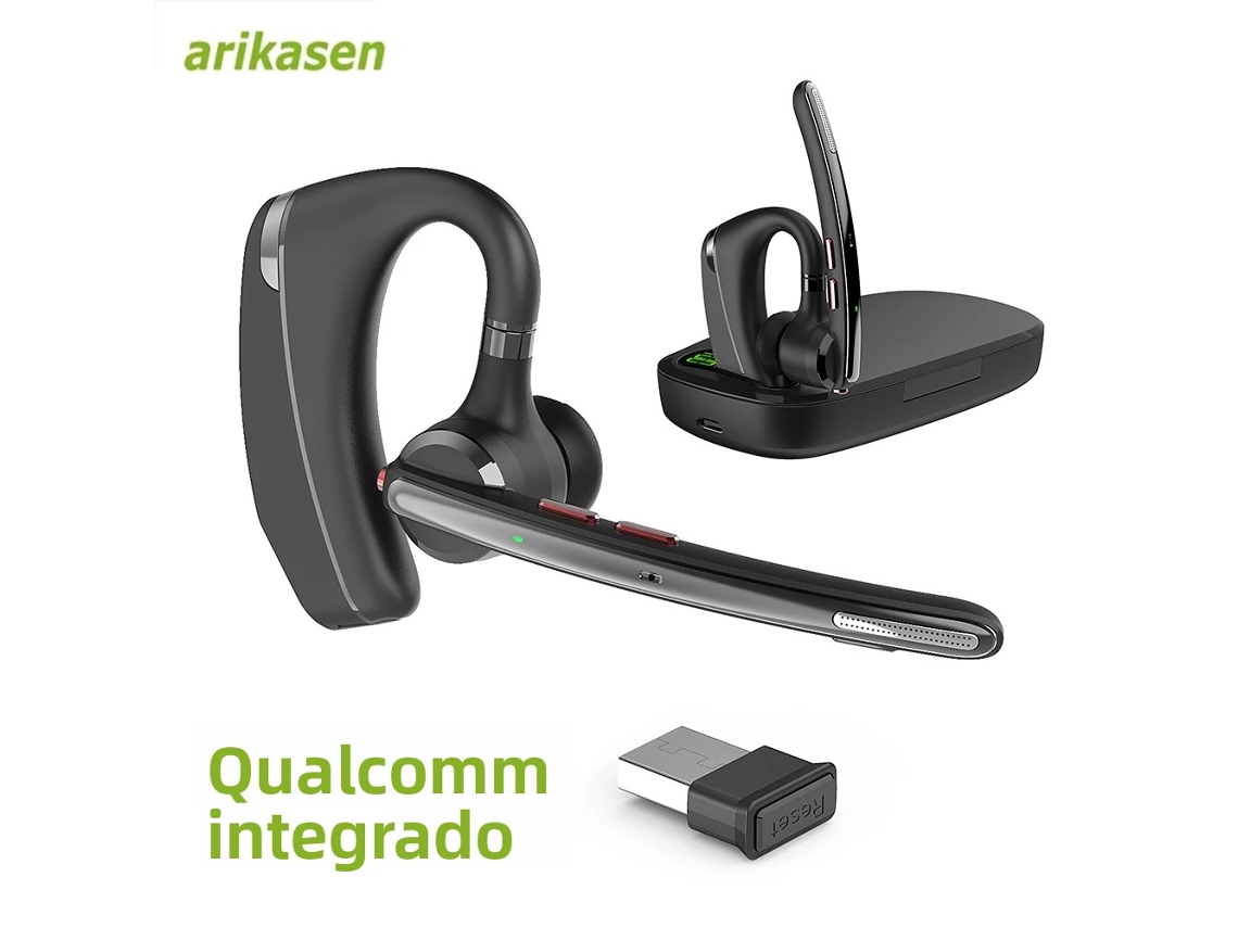 Auriculares Bluetooth, Micrófono Con Cancelación De Ruido, Hasta 100 Horas De Tiempo De Conversación, Auriculares Manos Libres