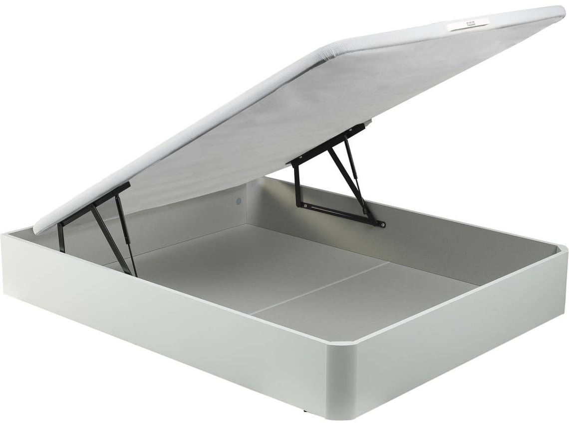 Canapé PIKOLIN Airbox (Blanco - Aglomerado - Compatible con Colchón: 160x200  cm)