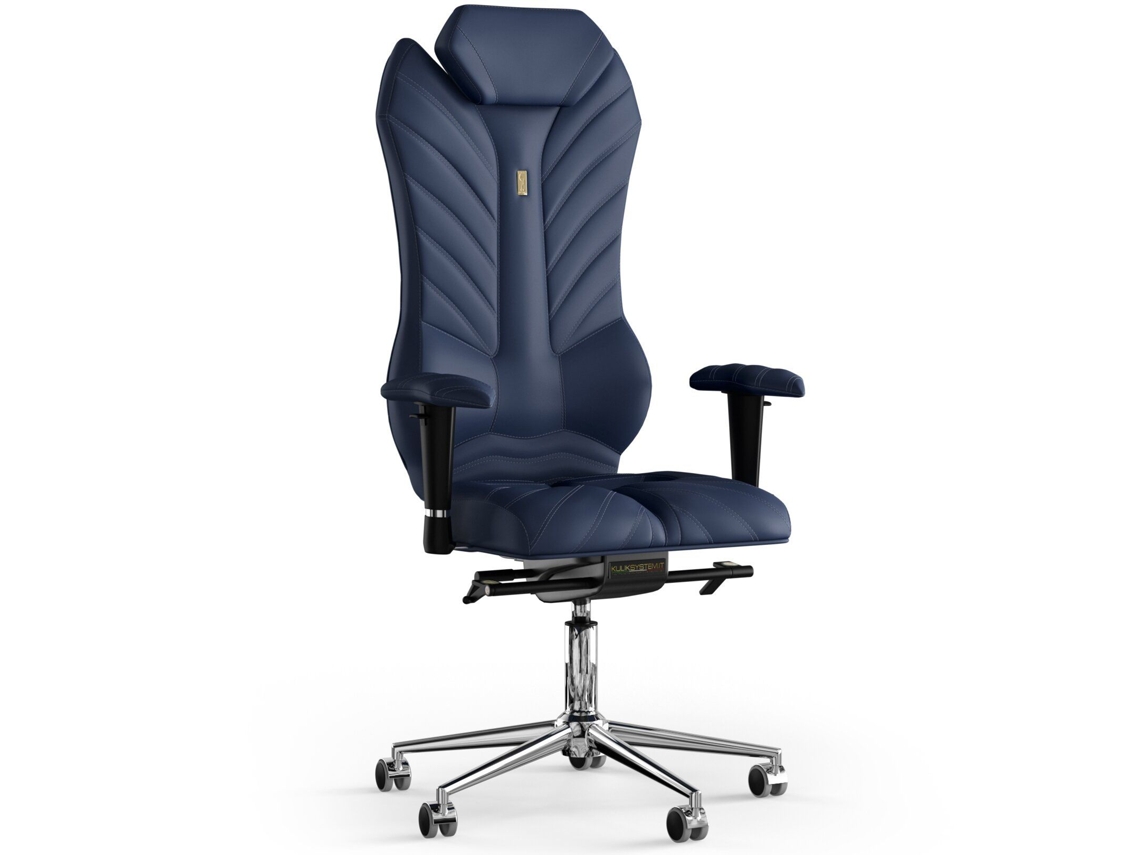 Silla de Oficina KULIK Monarch PU Cuero (Azul -130x50x50cm)
