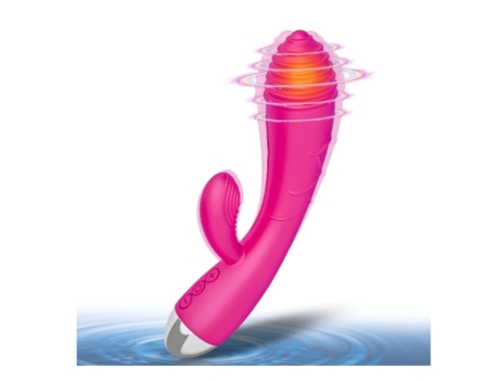 Vibradores Juguetes Sexuales Consolador Enorme Conejo Rosa Vibrador BISBISOUS