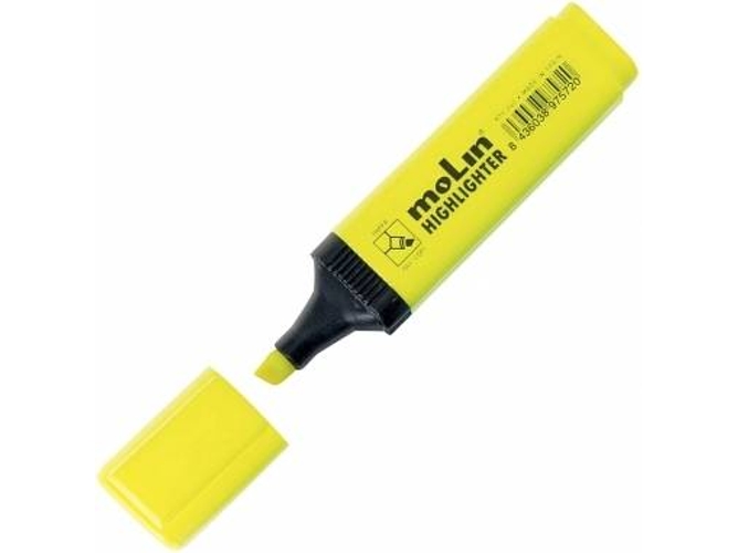 Marcador Fluorescente MOLIN Amarillo