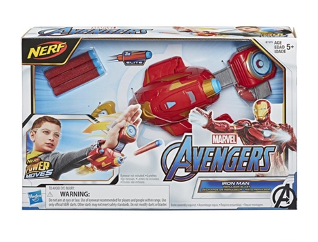 Guantes AVENGERS Nerf: Iron Man (Edad Mínima: 5 años)